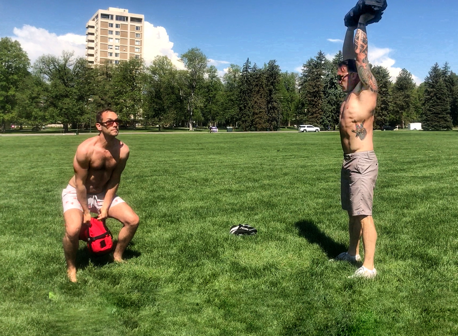 Phoenix Training Sandbag in use
